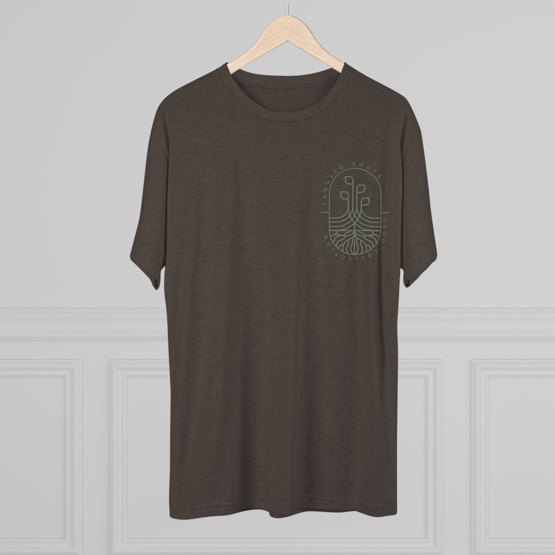 Unisex Tri-Blend Crew Tee - Green Logo