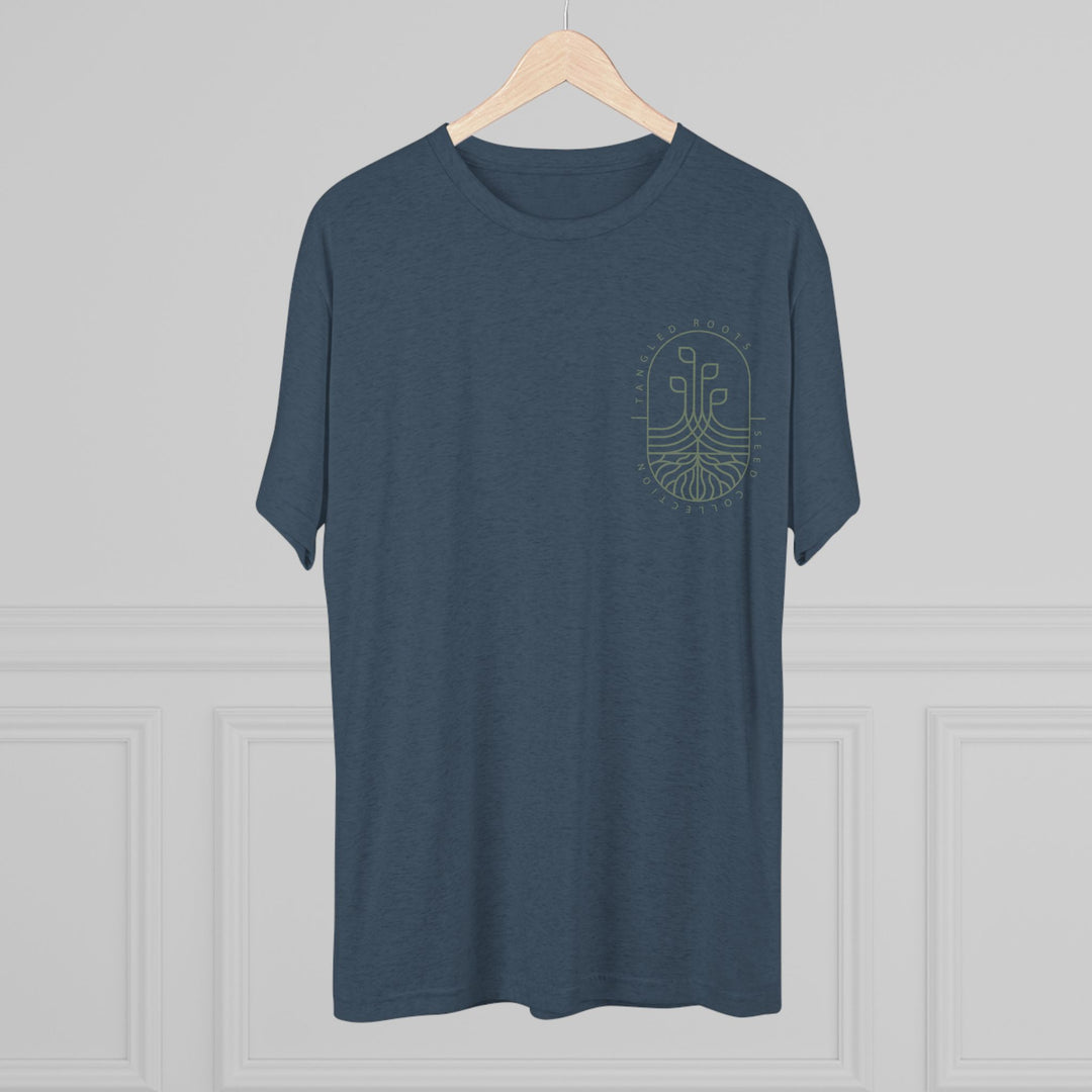 Unisex Tri-Blend Crew Tee - Green Logo