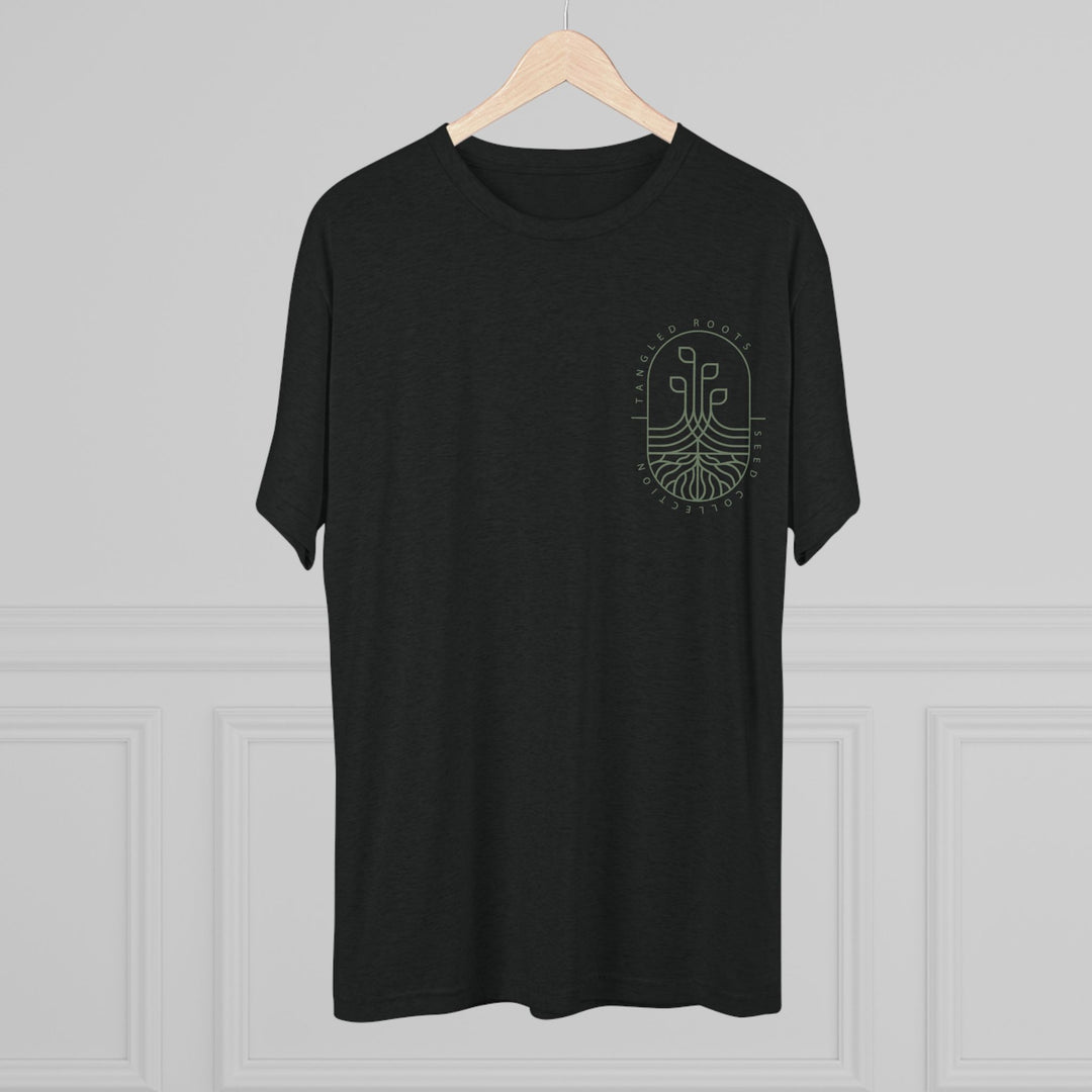Unisex Tri-Blend Crew Tee - Green Logo
